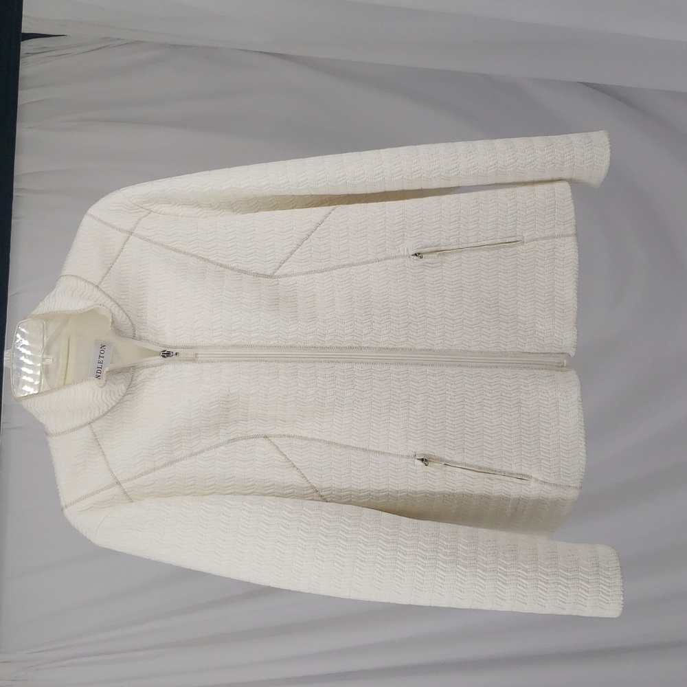 Pendleton Women's Quilted Zig Zag Jacket High Col… - image 3